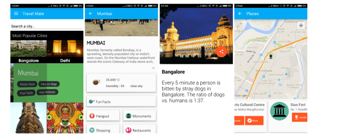 Source code app Android - Travel mate